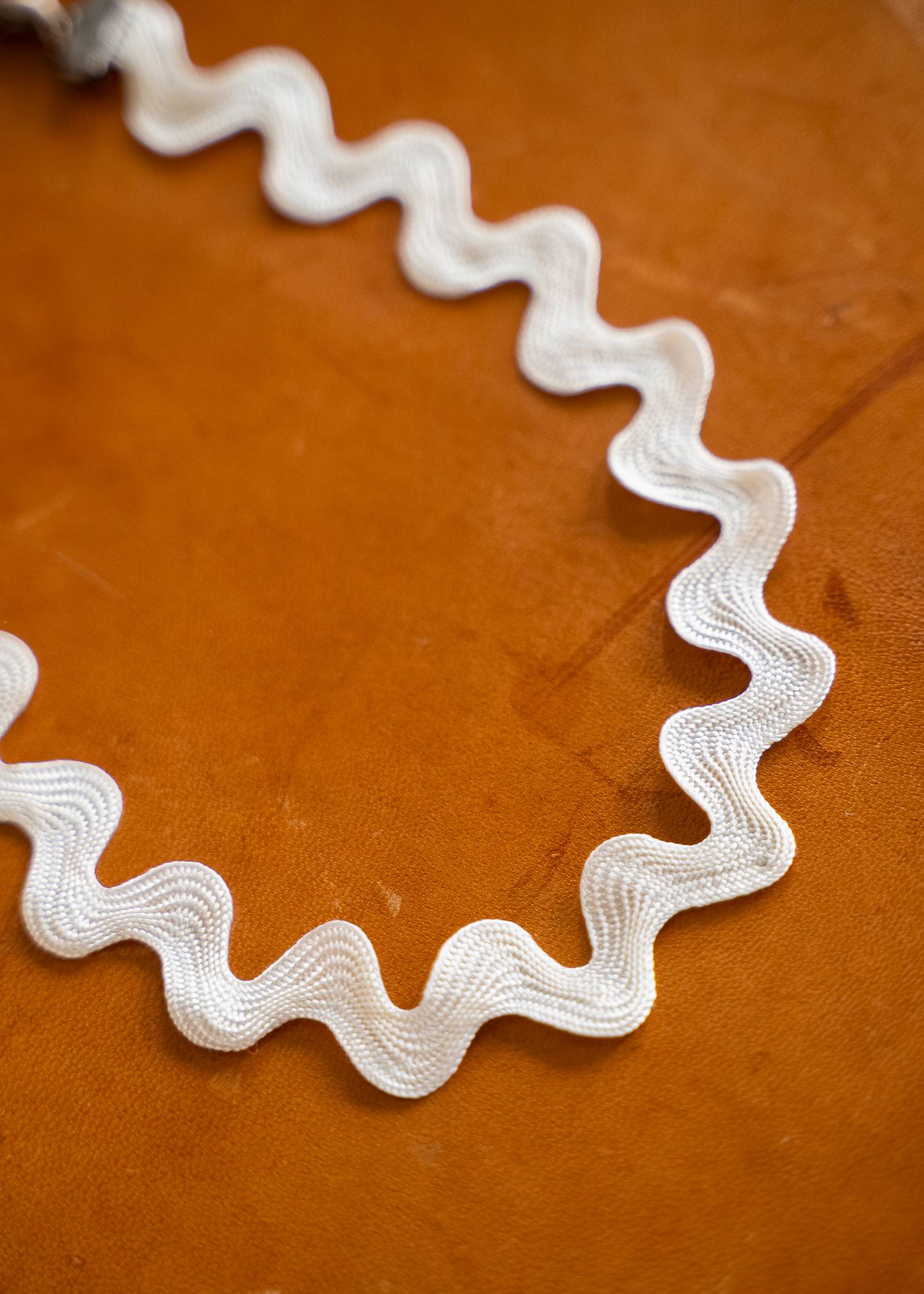 wave cord adjustable choker necklace