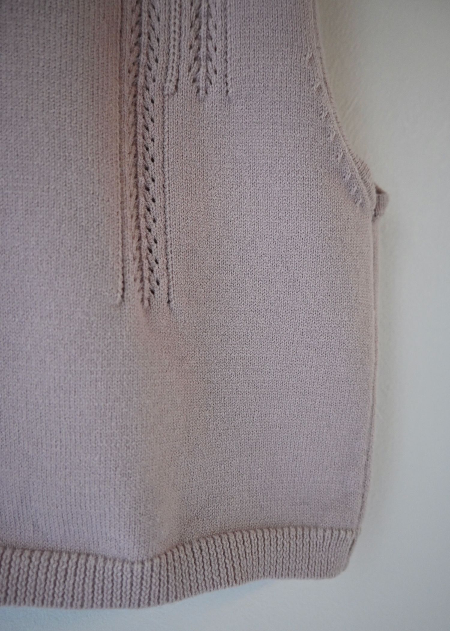 cropped 2way gentle knit tank