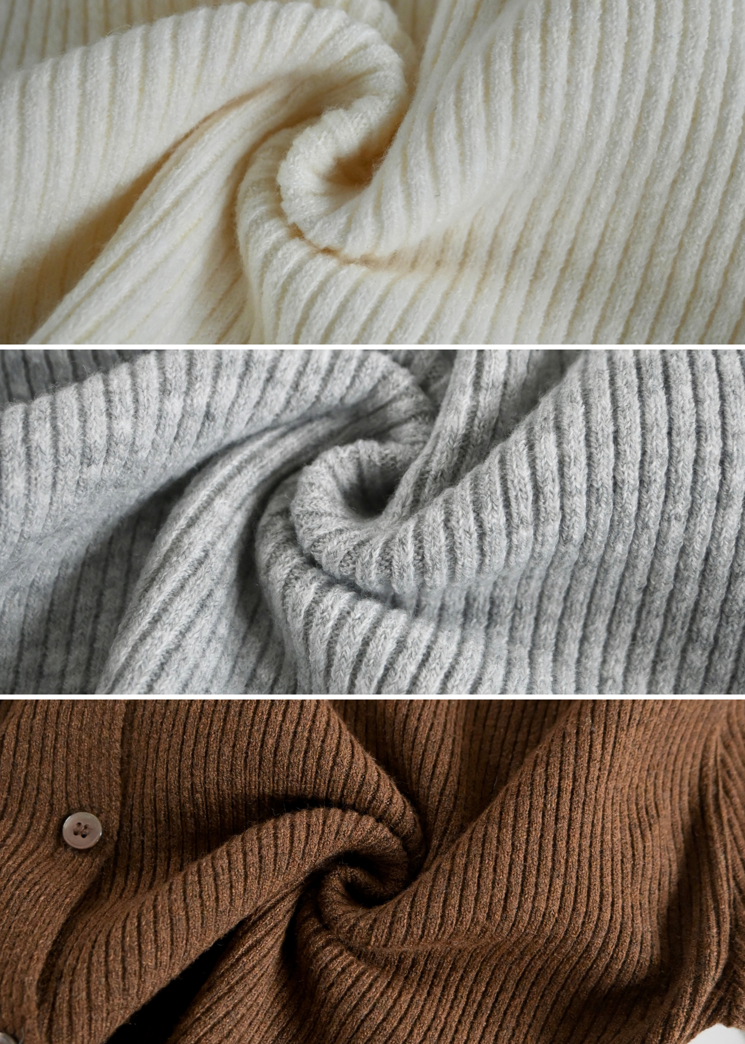 asymmetry decollete knit cardigan