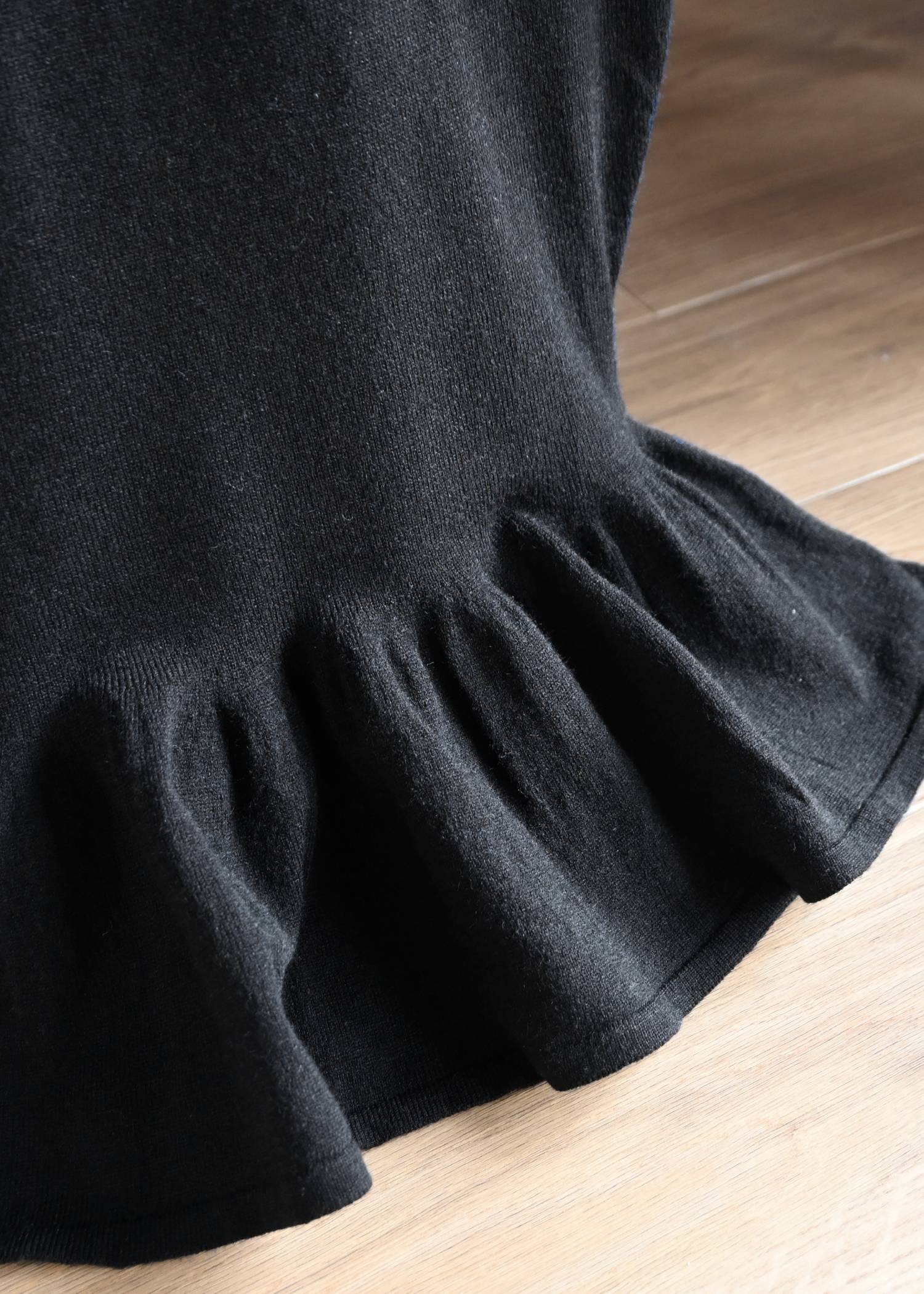 peplum short sleeve knit