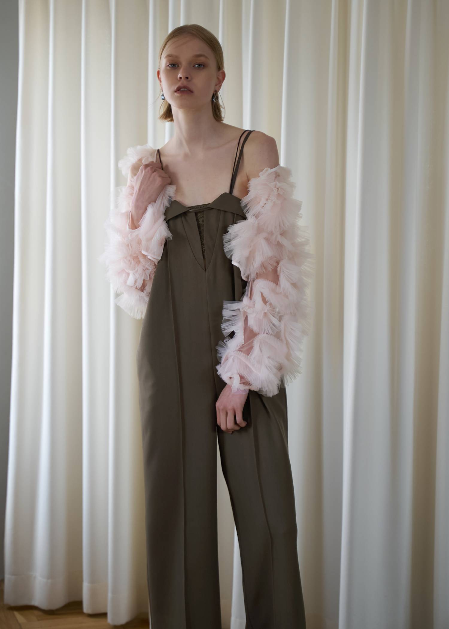 narrow cord layered lace all-in-one
