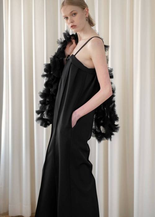 narrow cord layered lace all-in-one