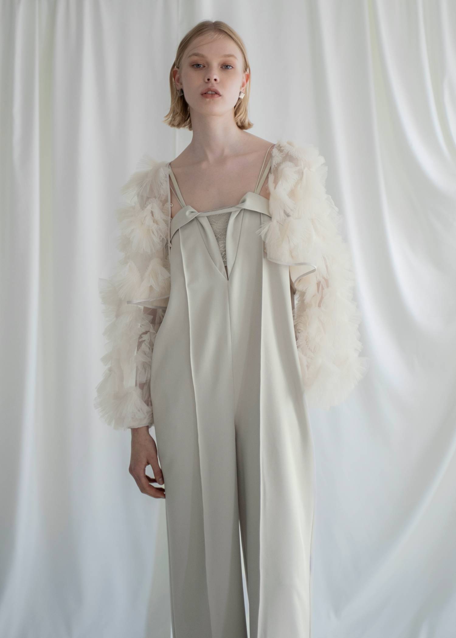 narrow cord layered lace all-in-one