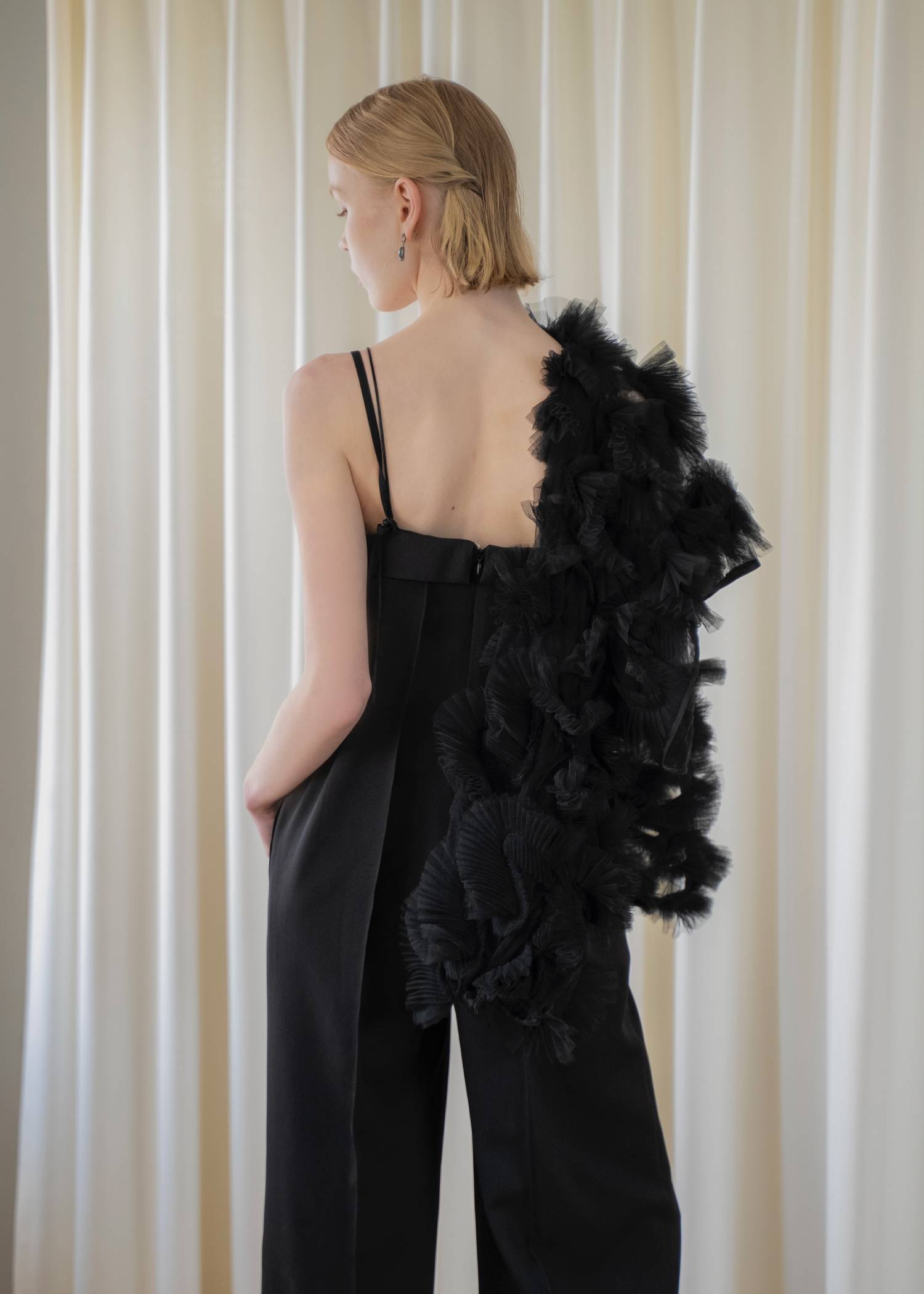 narrow cord layered lace all-in-one