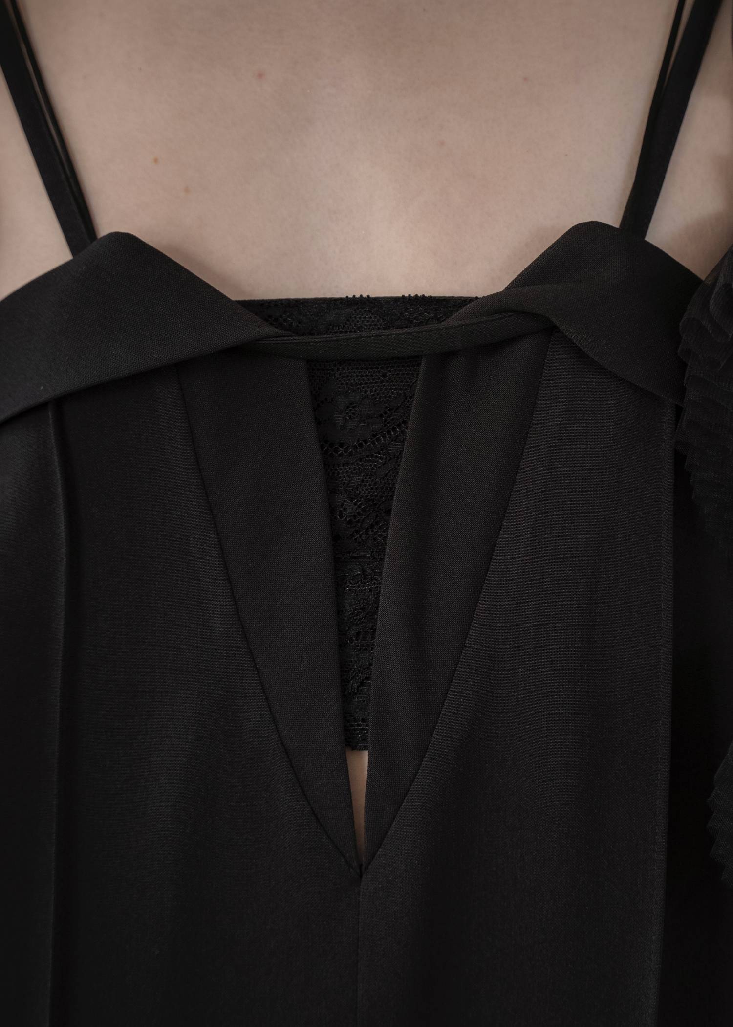 narrow cord layered lace all-in-one