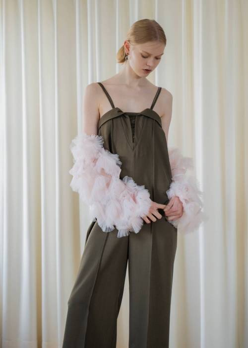 narrow cord layered lace all-in-one