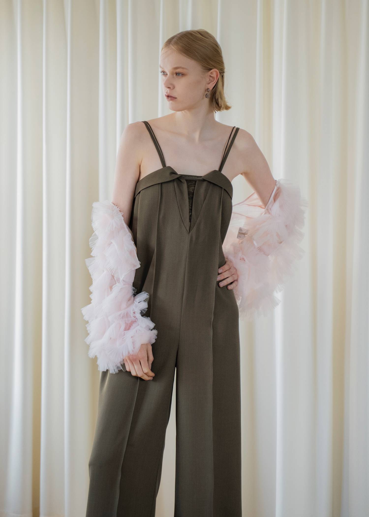 narrow cord layered lace all-in-one