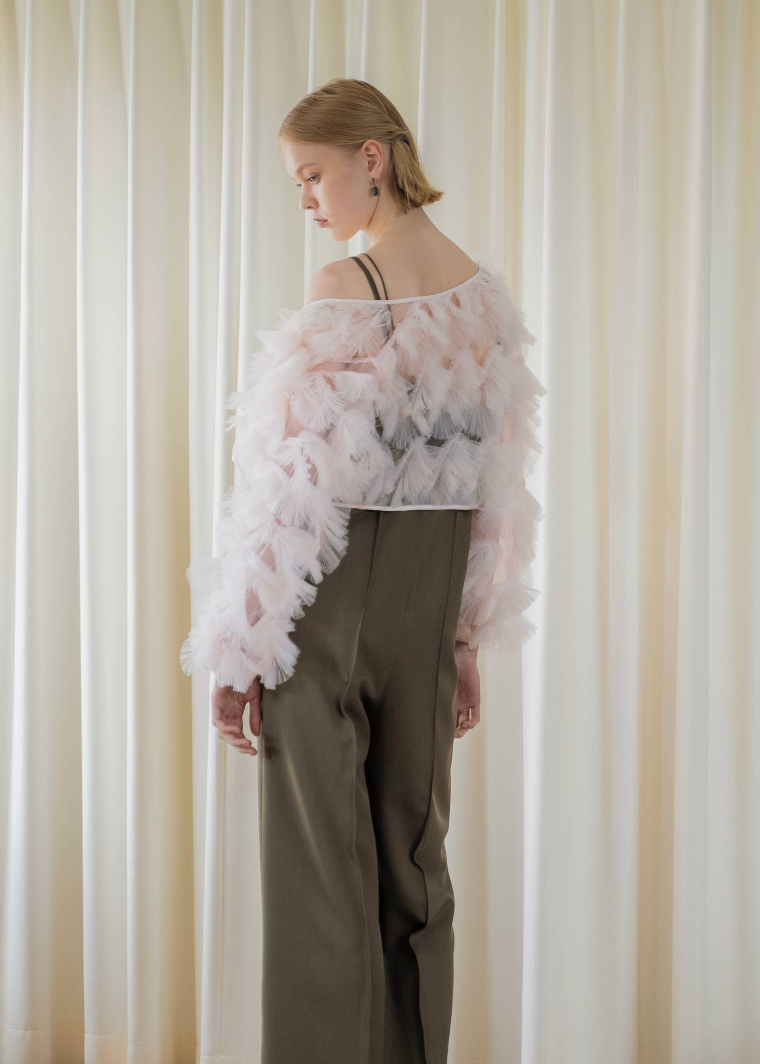 narrow cord layered lace all-in-one
