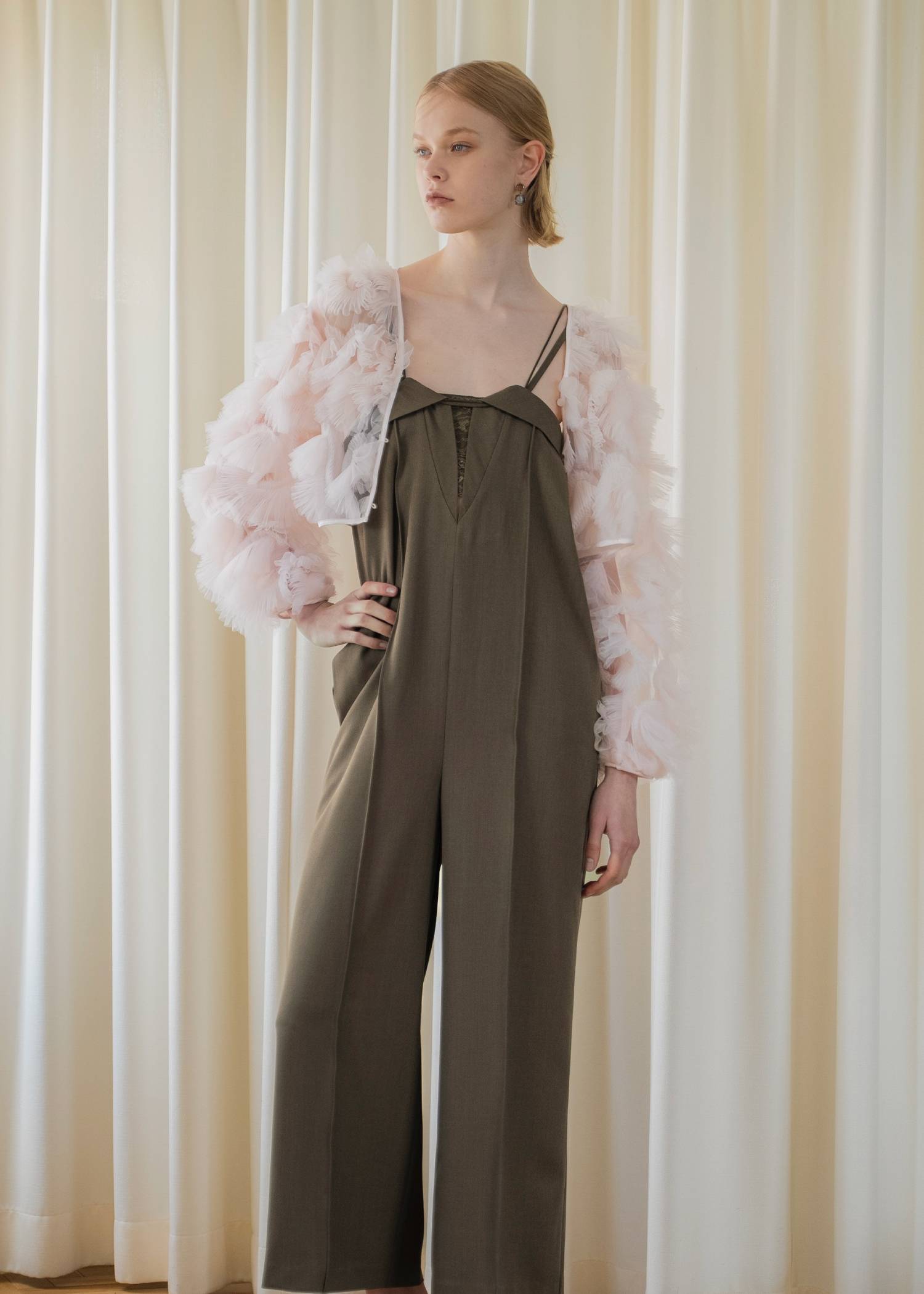 narrow cord layered lace all-in-one