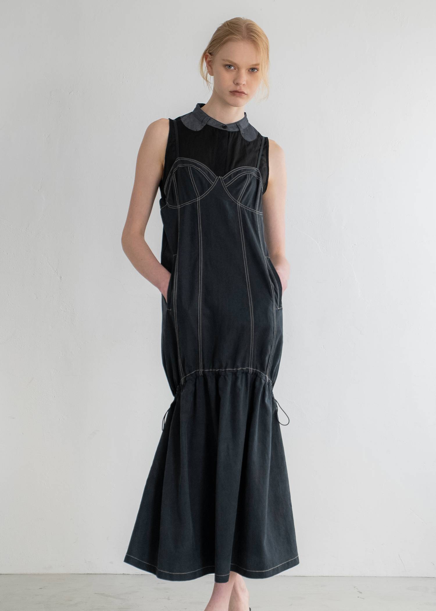 mermaid adjuster bustier camisole OP