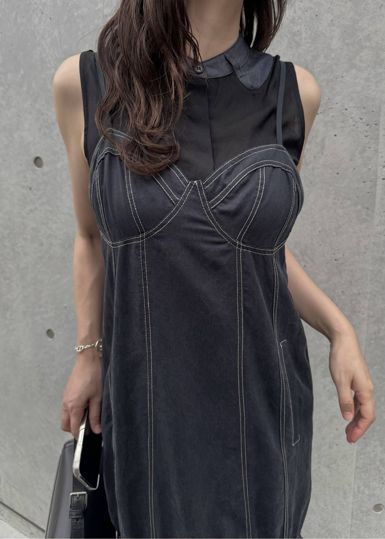 mermaid adjuster bustier camisole OP
