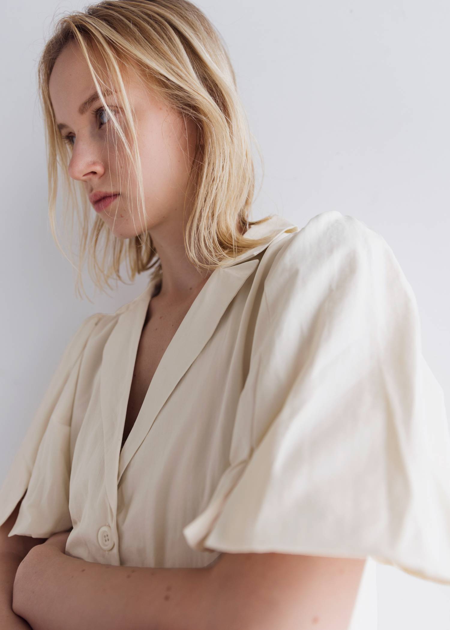 hem balloon tailored jacket like OP