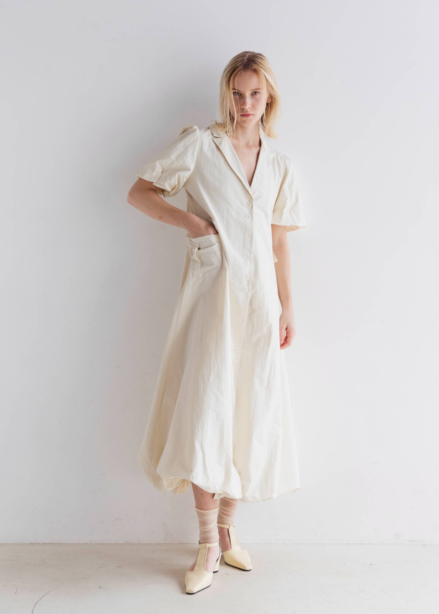 hem balloon tailored jacket like OP