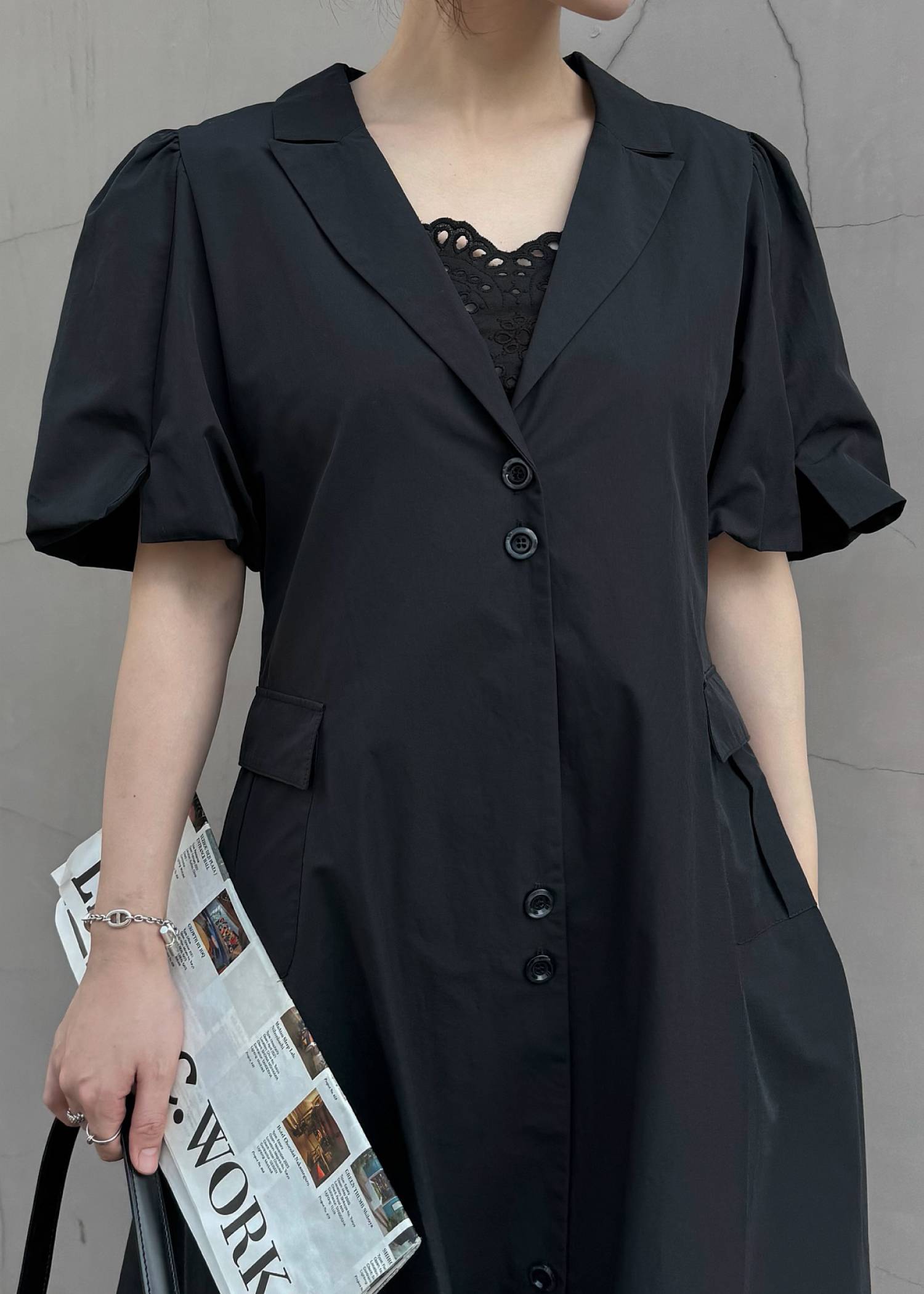 hem balloon tailored jacket like OP