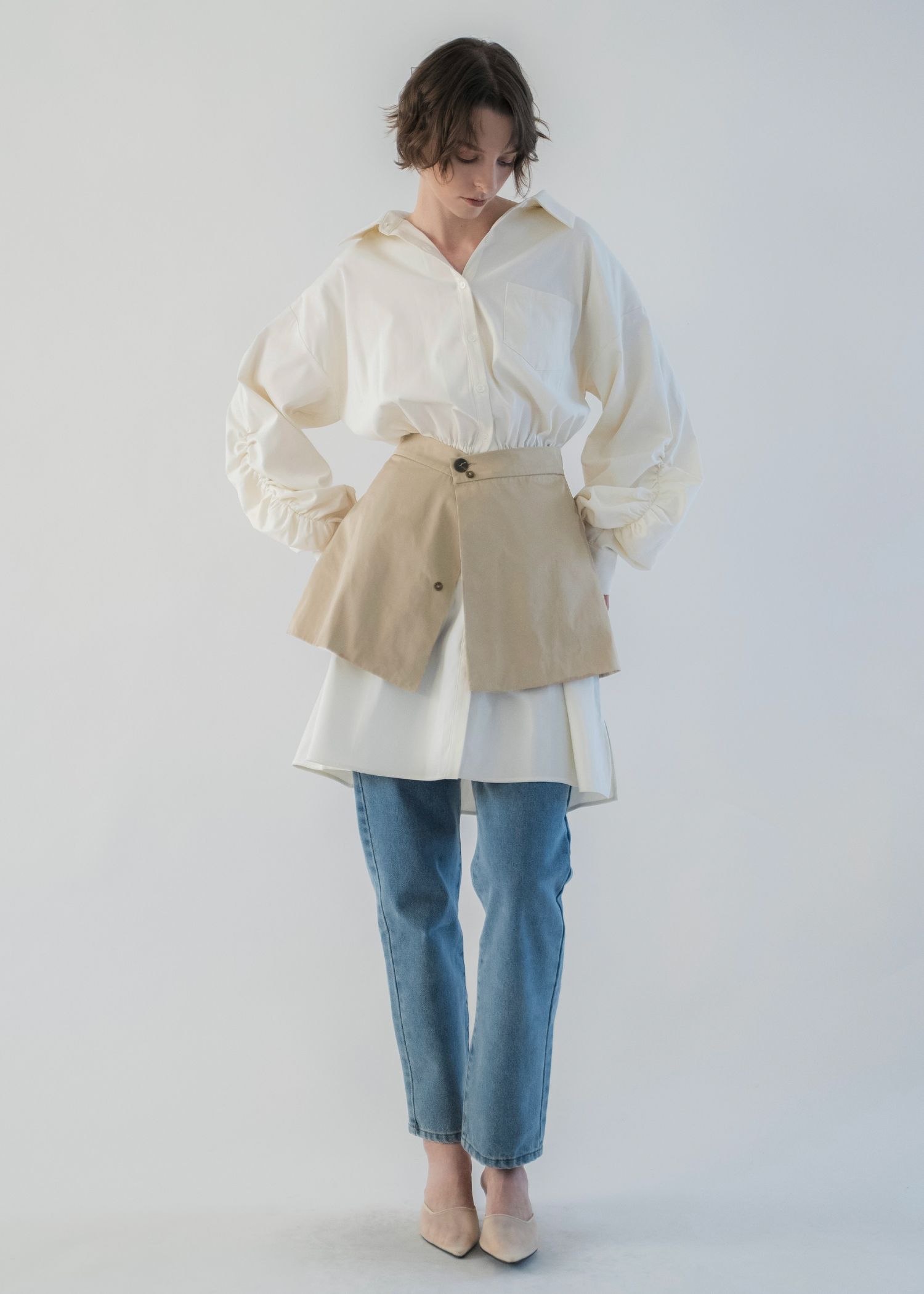 docking skirt layered like shirt OP