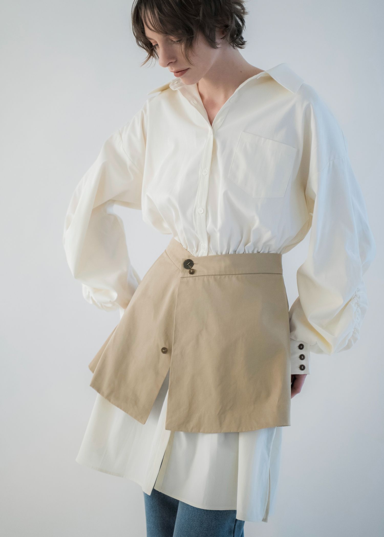 docking skirt layered like shirt OP