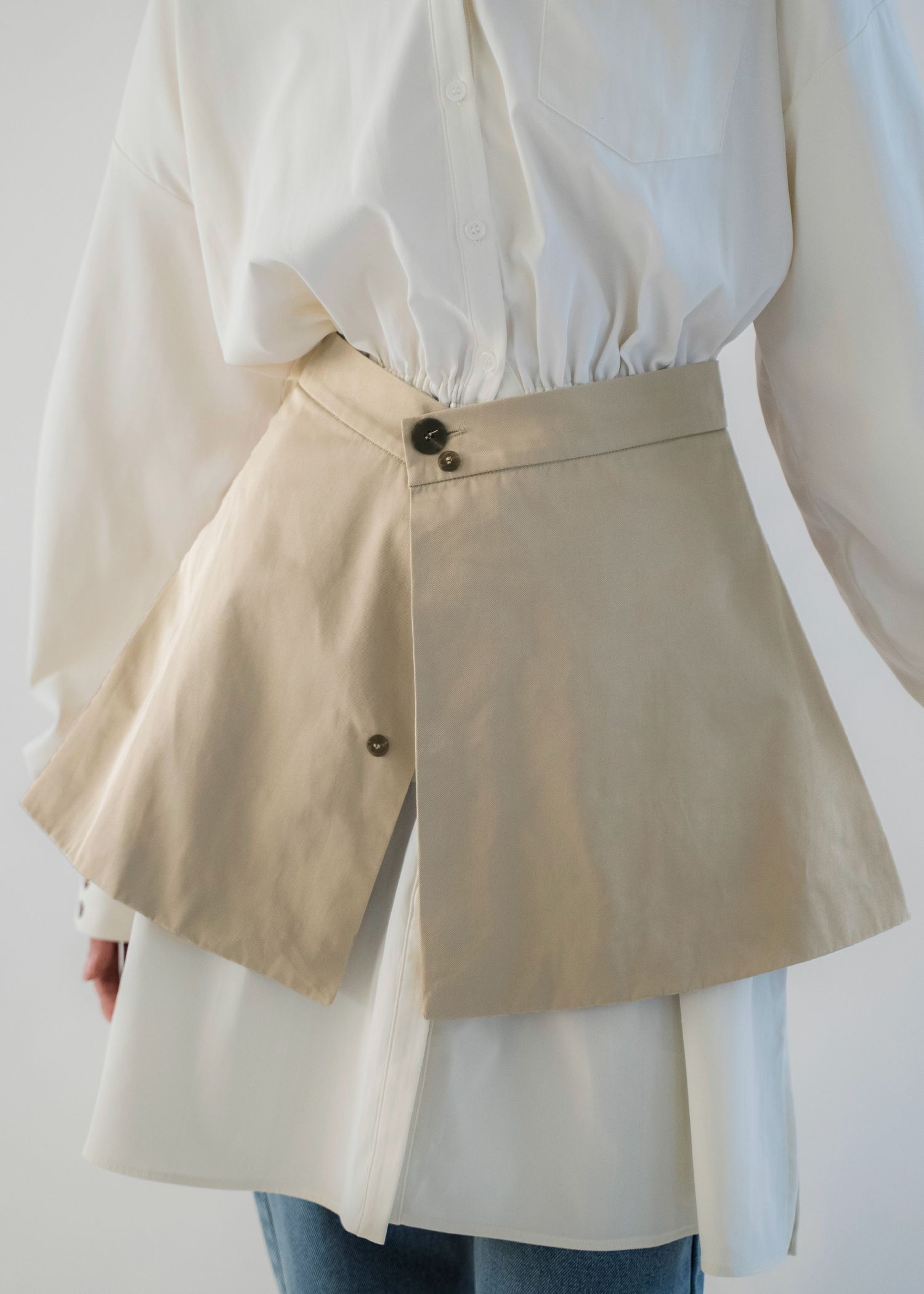 docking skirt layered like shirt OP