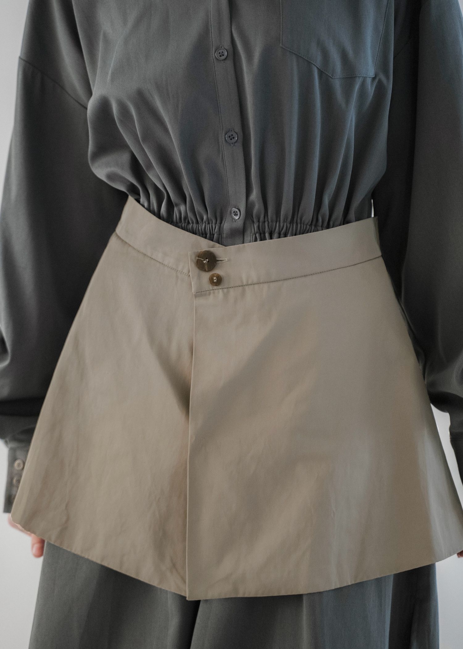 docking skirt layered like shirt OP