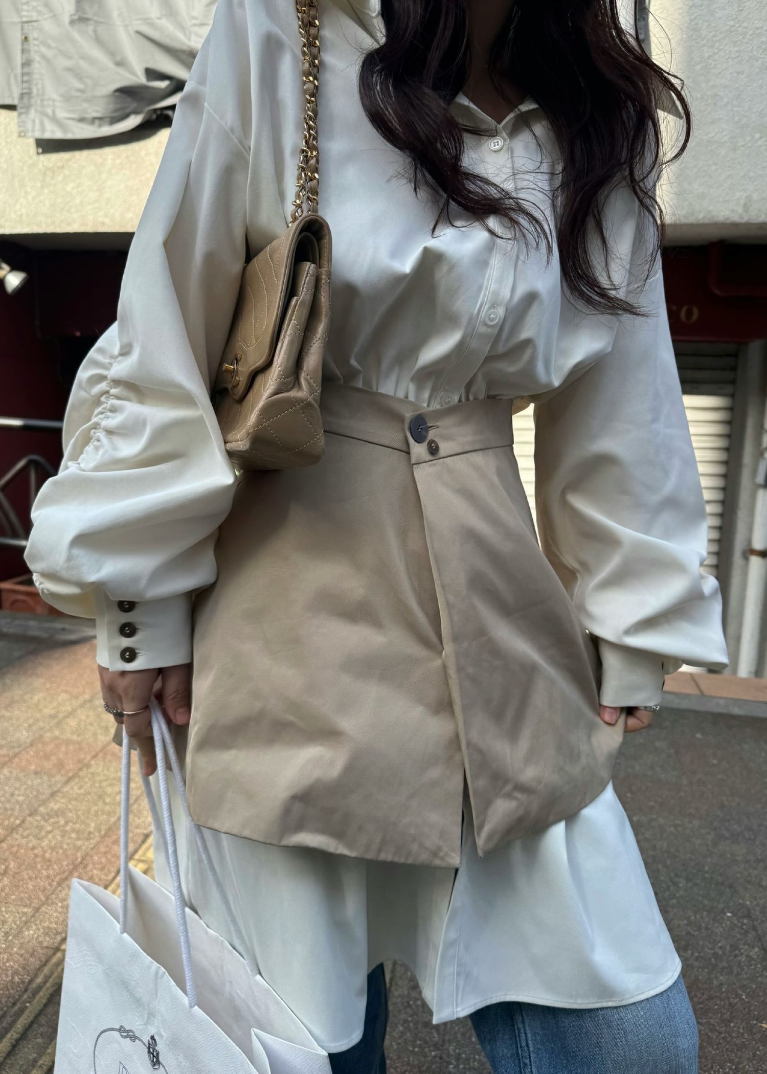 docking skirt layered like shirt OP