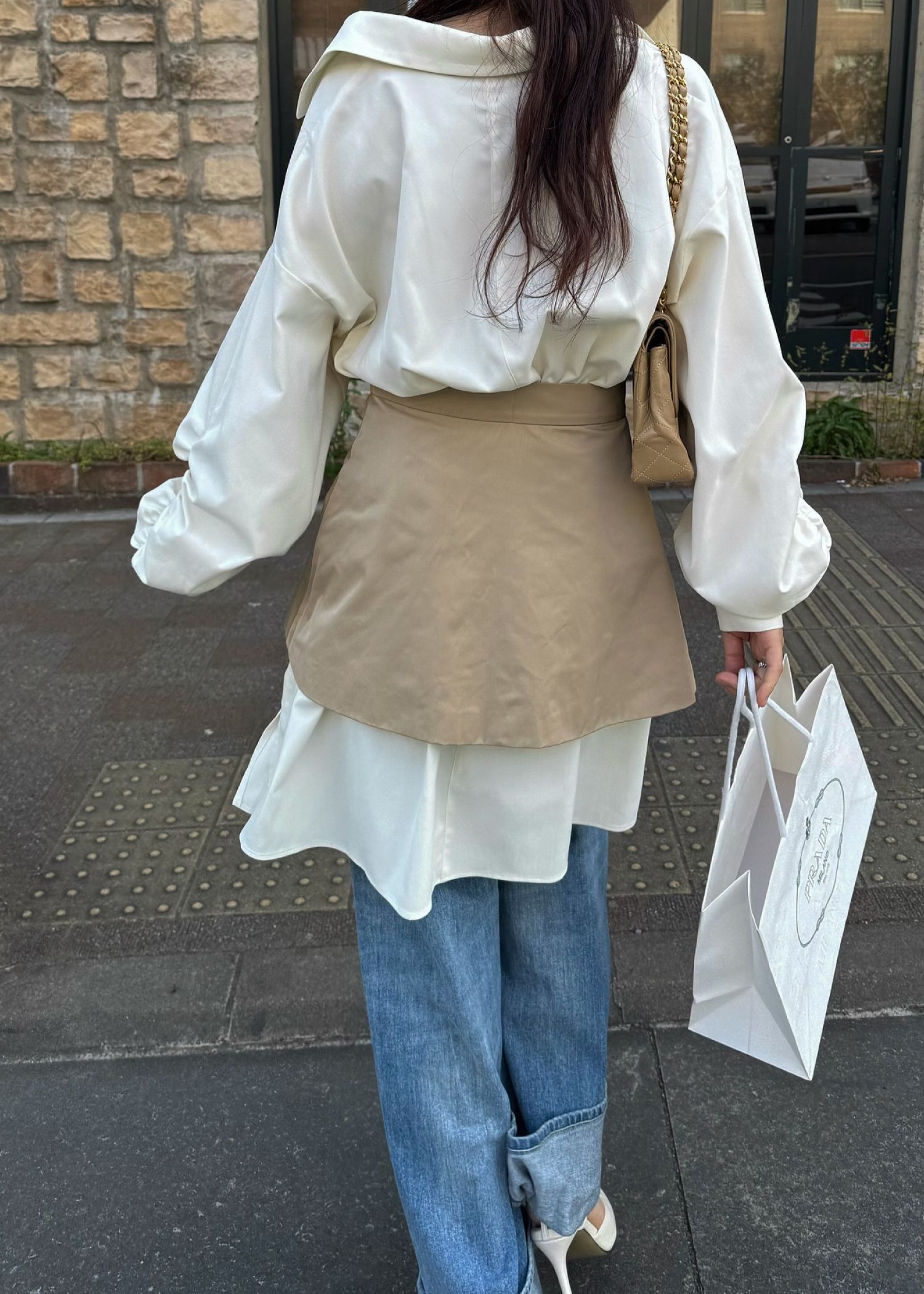 docking skirt layered like shirt OP