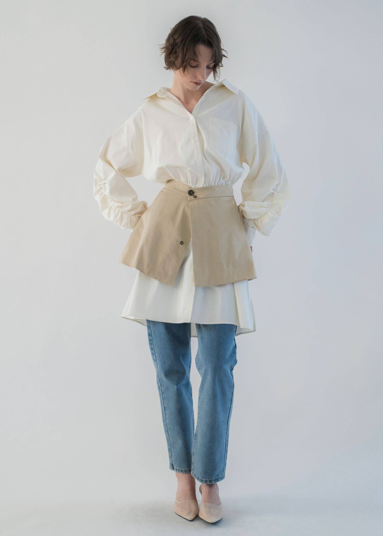 docking skirt layered like shirt OP