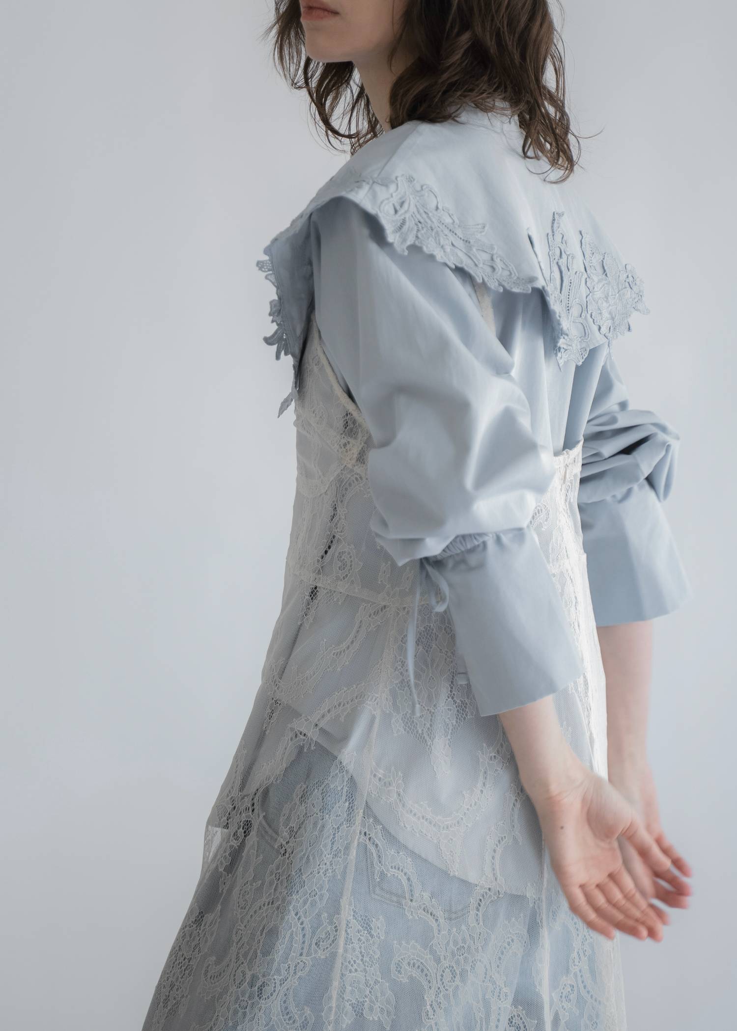 ethereal lace sheer camisole OP