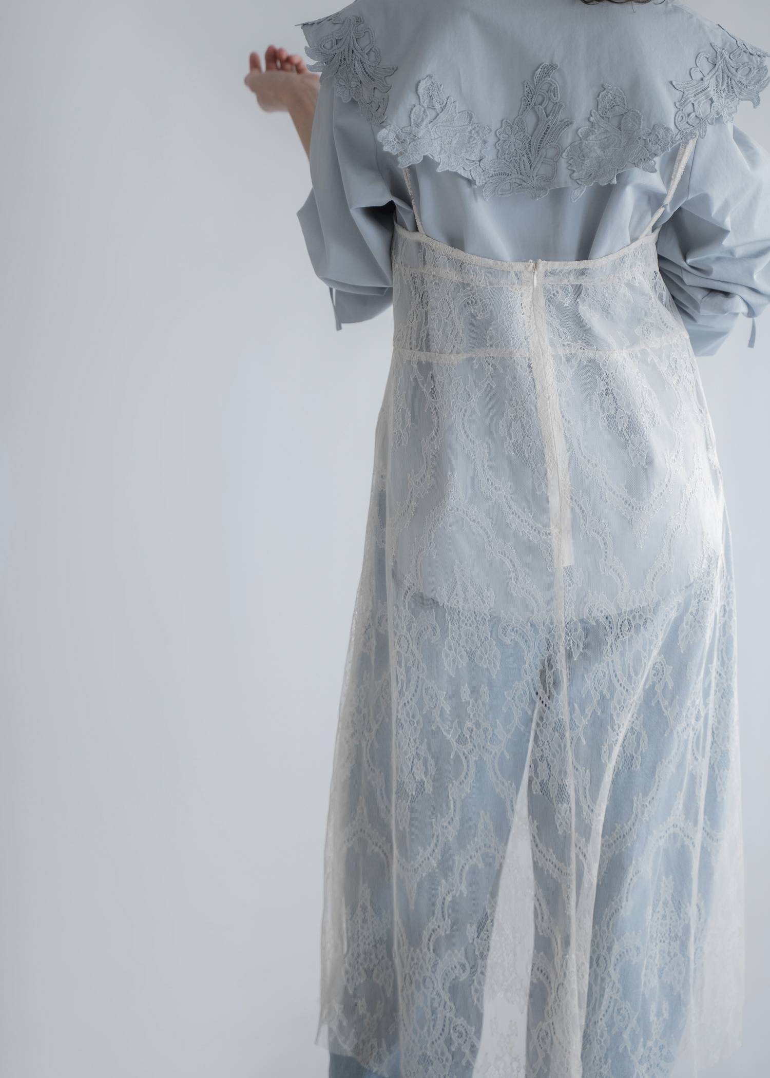 ethereal lace sheer camisole OP