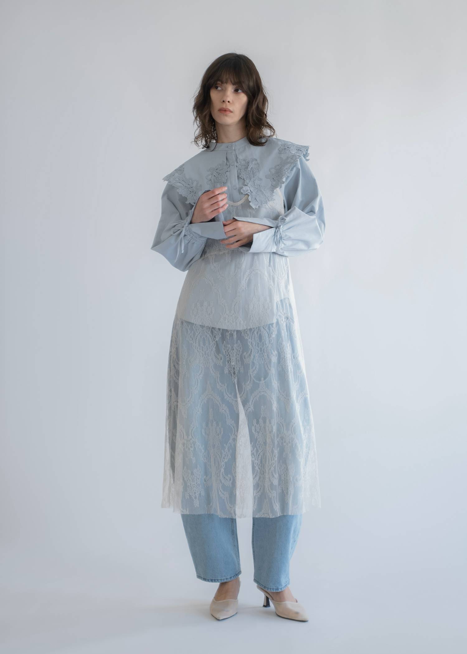 ethereal lace sheer camisole OP