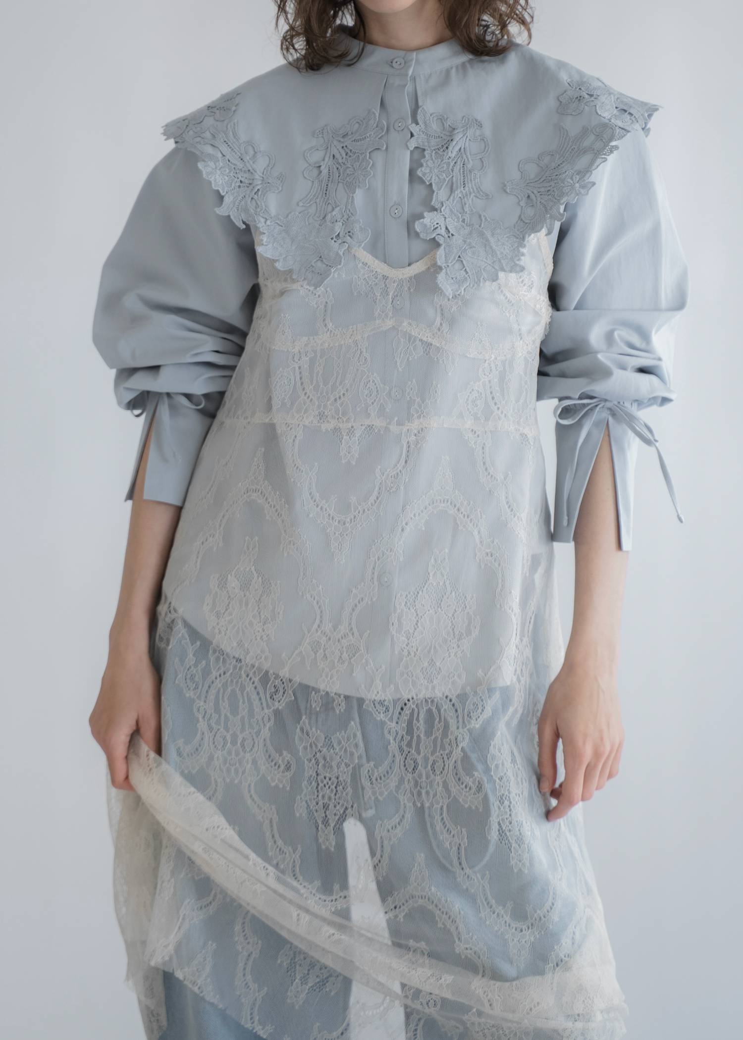 ethereal lace sheer camisole OP