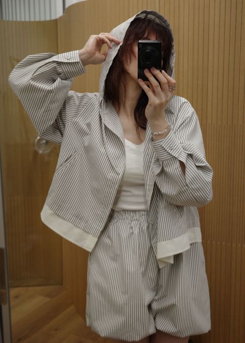 balloon hem UV cut gather volume S/PT