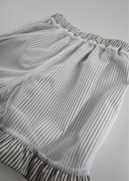 balloon hem UV cut gather volume S/PT