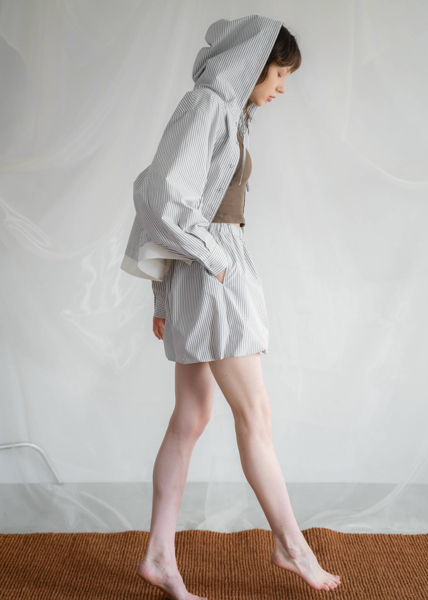 balloon hem UV cut gather volume S/PT