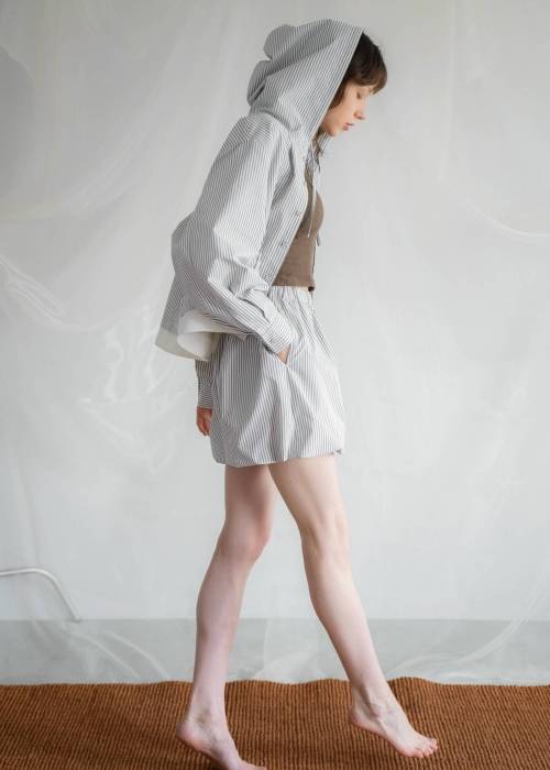 balloon hem UV cut gather volume S/PT