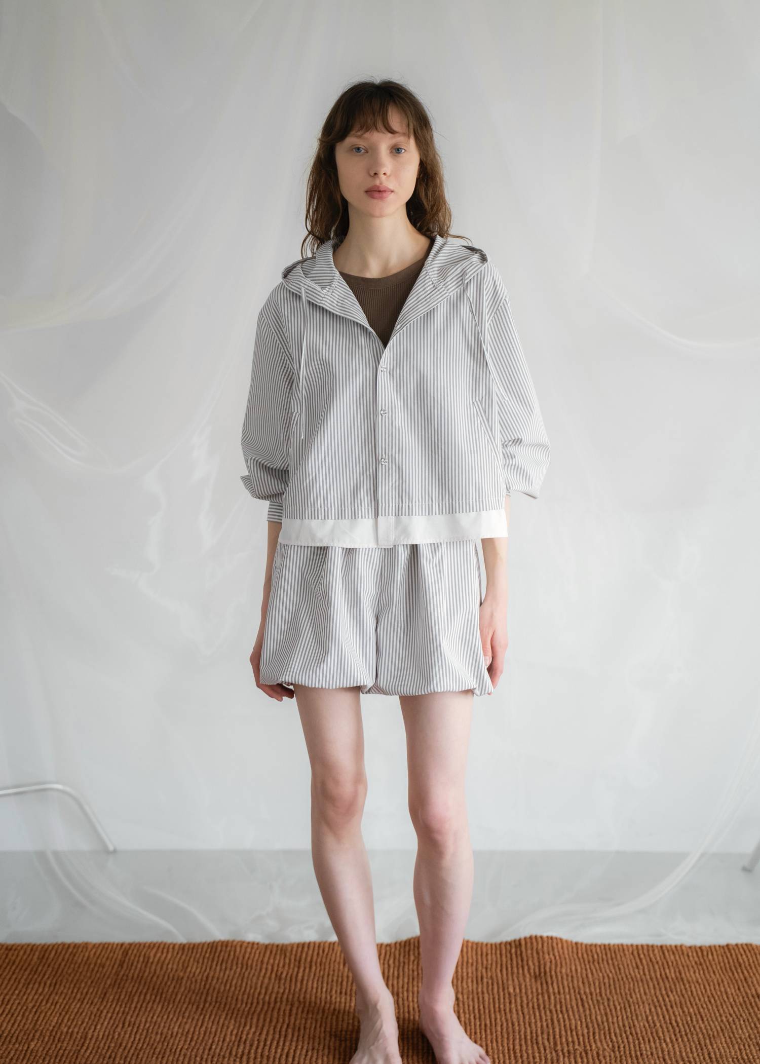 balloon hem UV cut gather volume S/PT