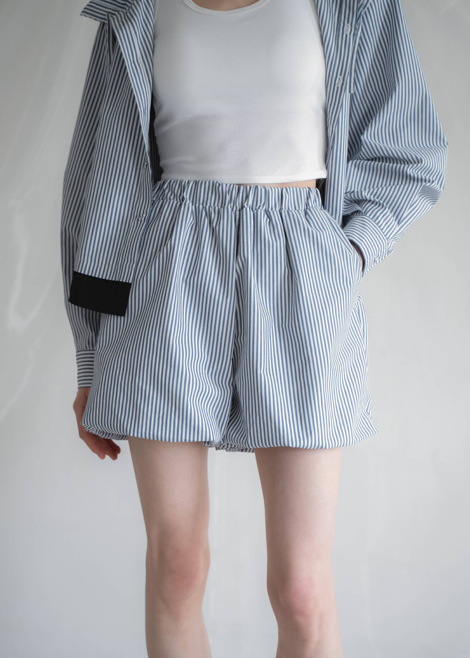 balloon hem UV cut gather volume S/PT