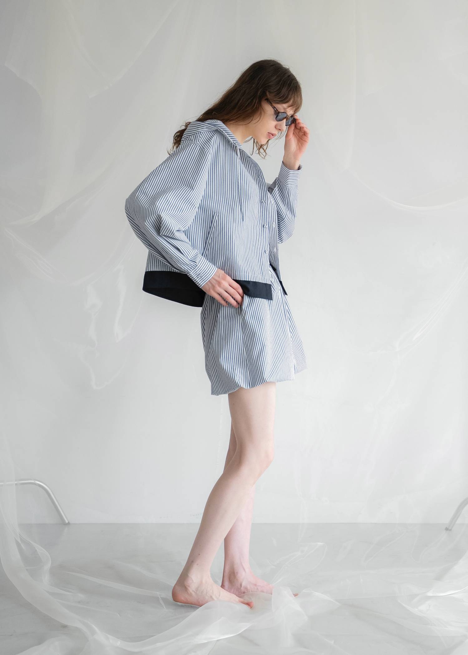 balloon hem UV cut gather volume S/PT