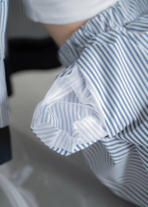 balloon hem UV cut gather volume S/PT