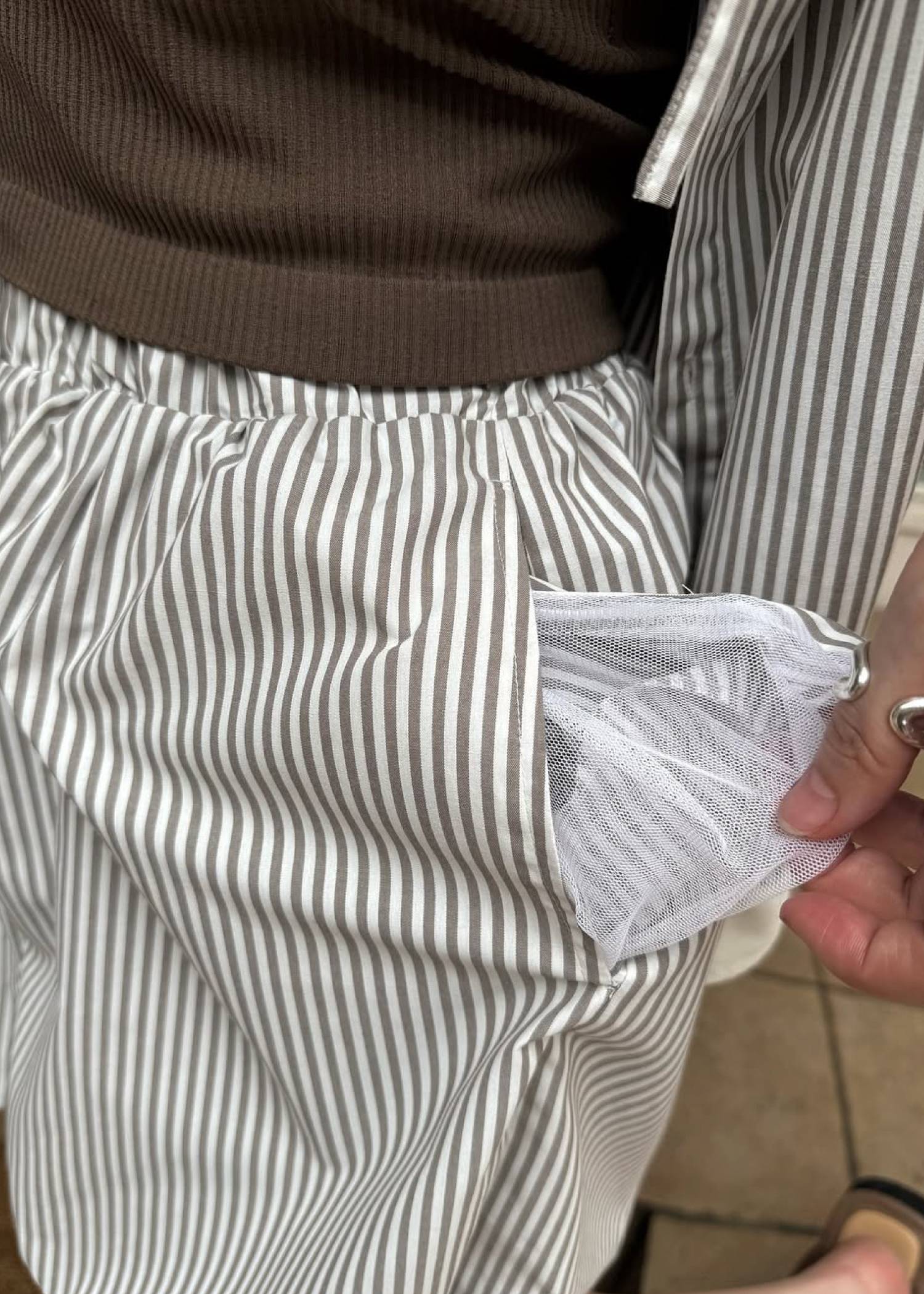 balloon hem UV cut gather volume S/PT