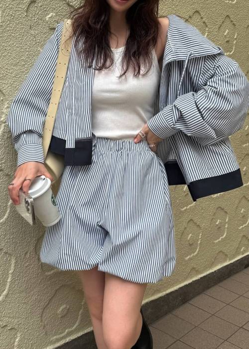 balloon hem UV cut gather volume S/PT