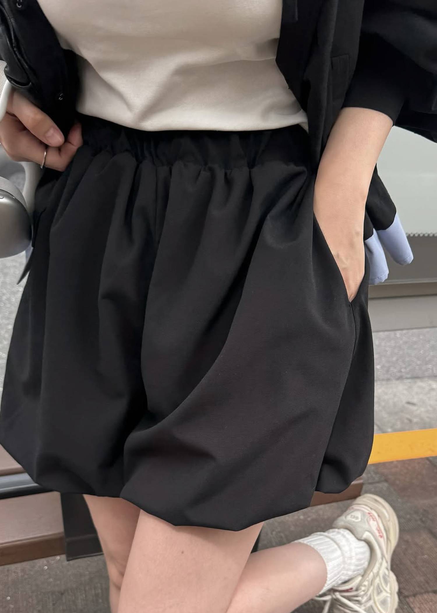 balloon hem UV cut gather volume S/PT