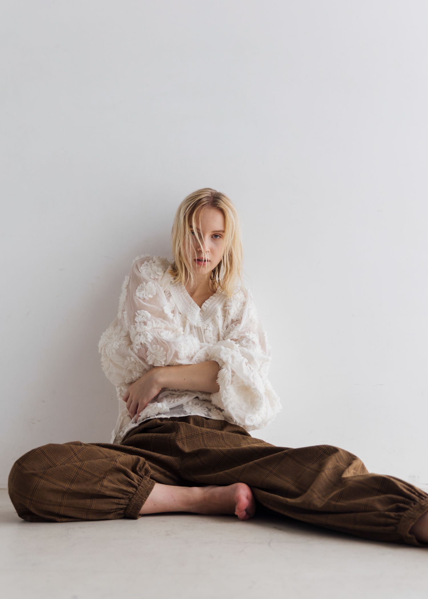 volume wide shirring check PT