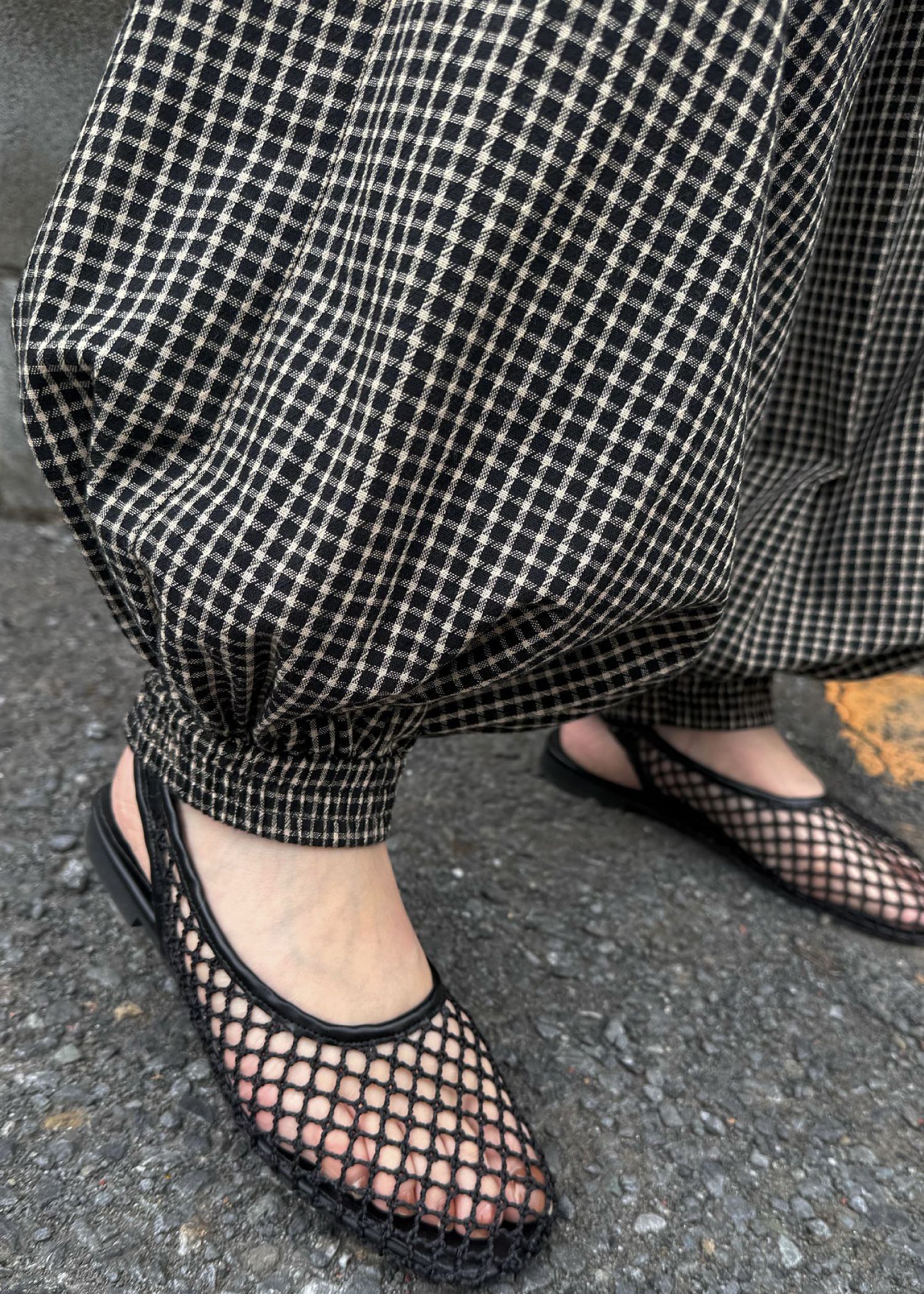 volume wide shirring check PT