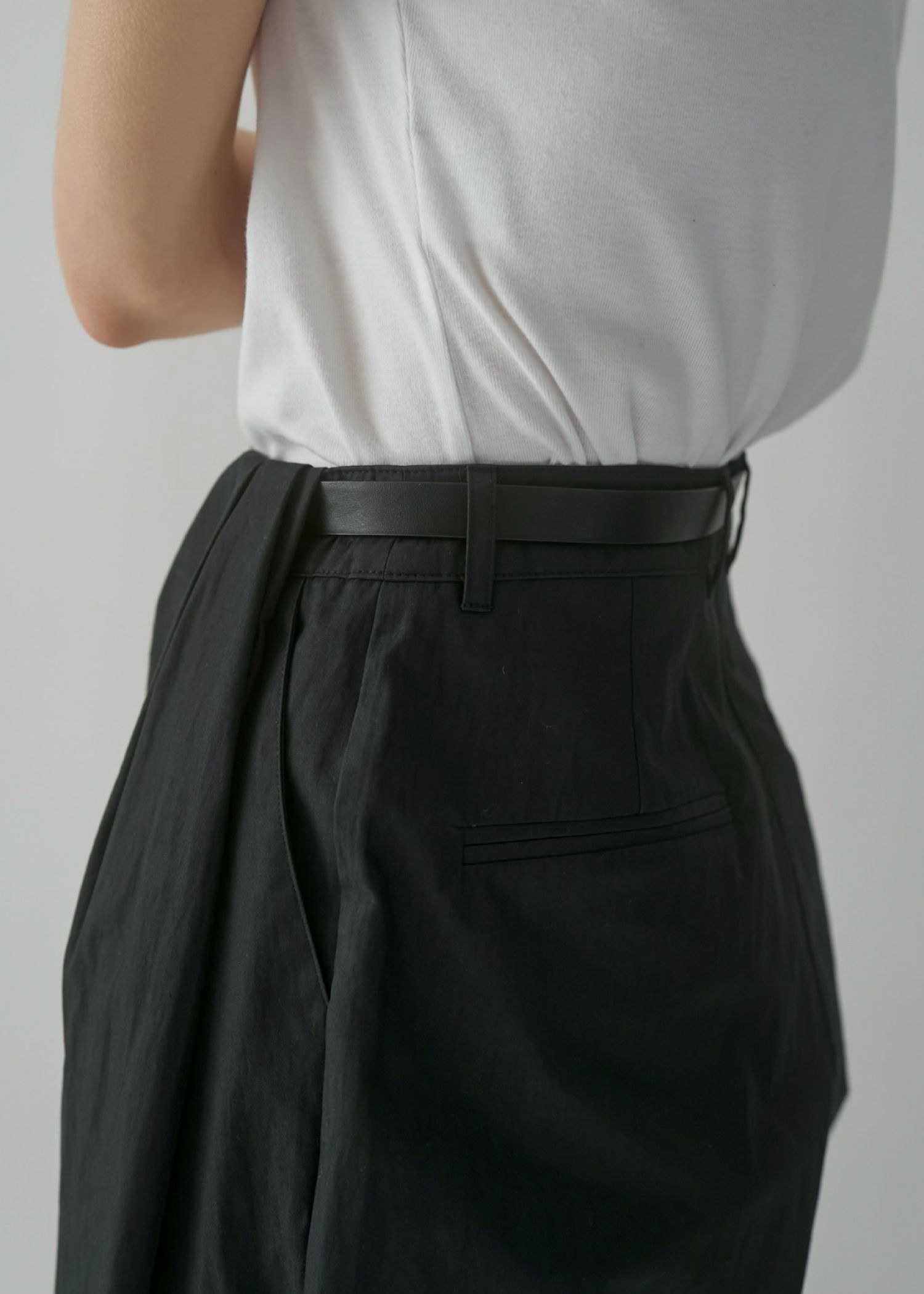 thick belt loop tuck wide PT