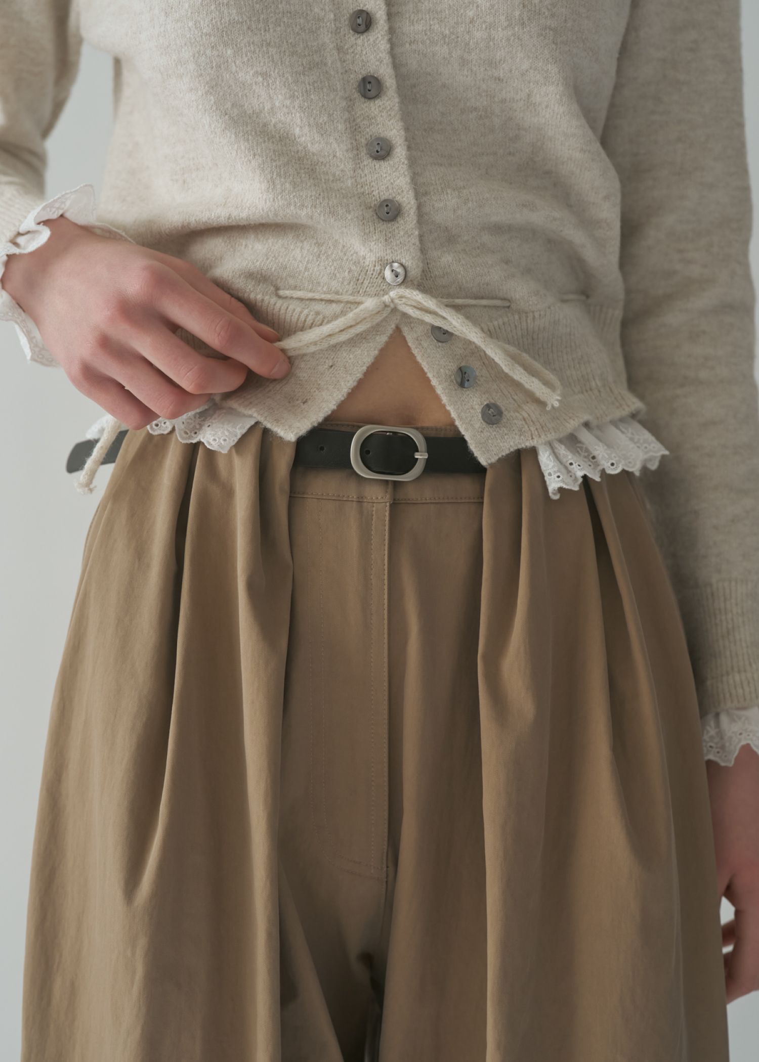 thick belt loop tuck wide PT