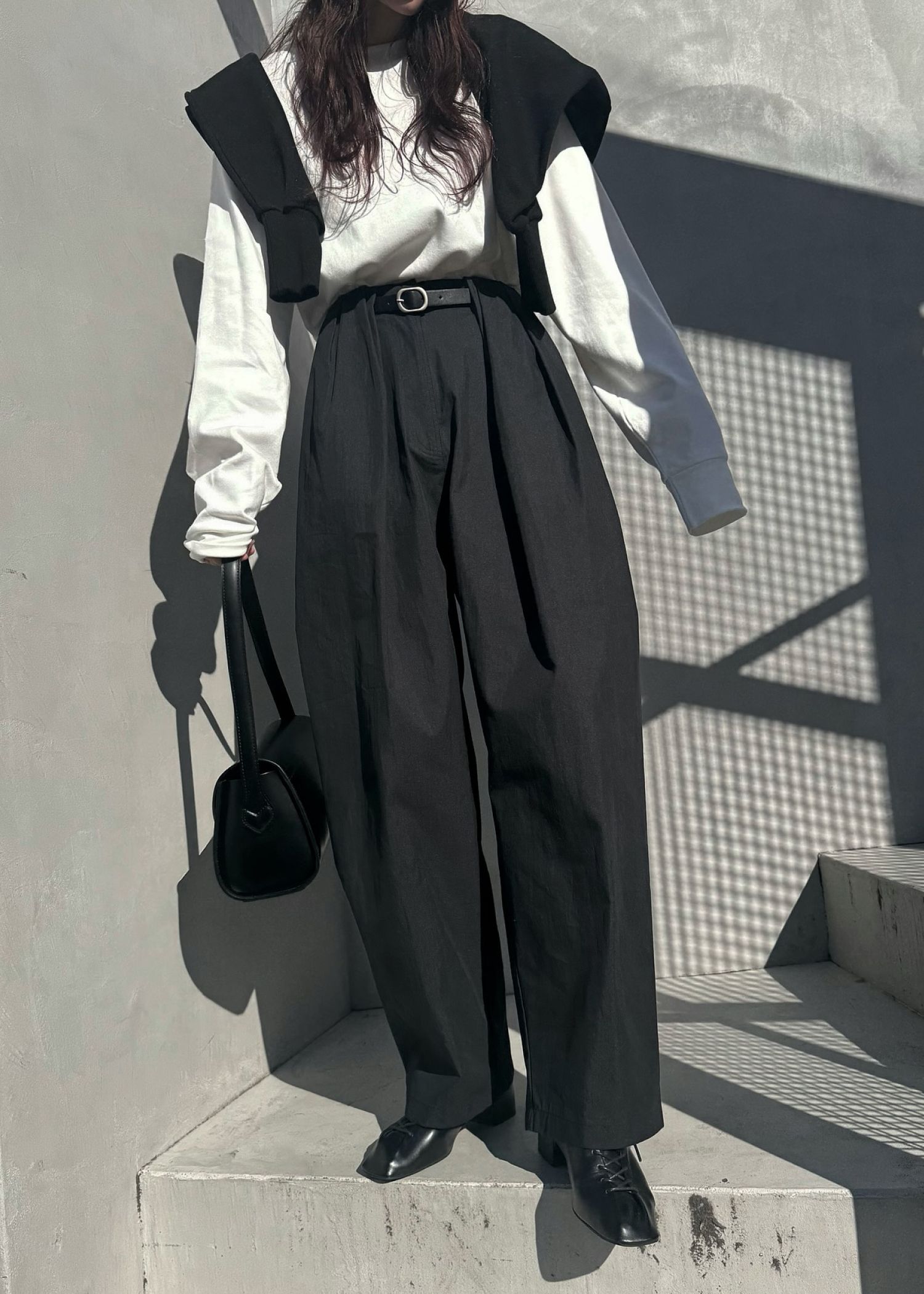 thick belt loop tuck wide PT