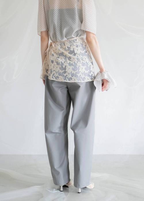 removable lace darts curve silhouette chino PT