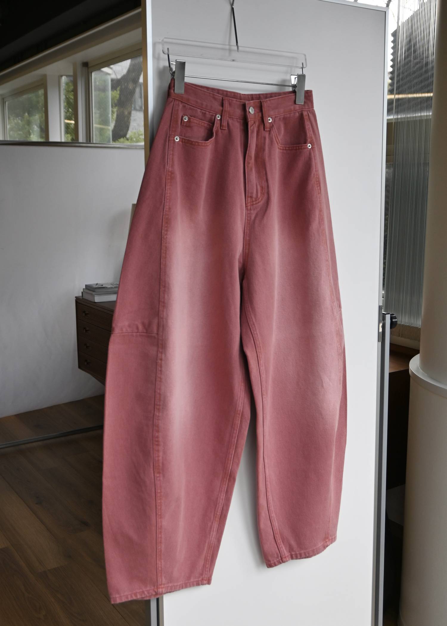 twill washed curve silhouette PT