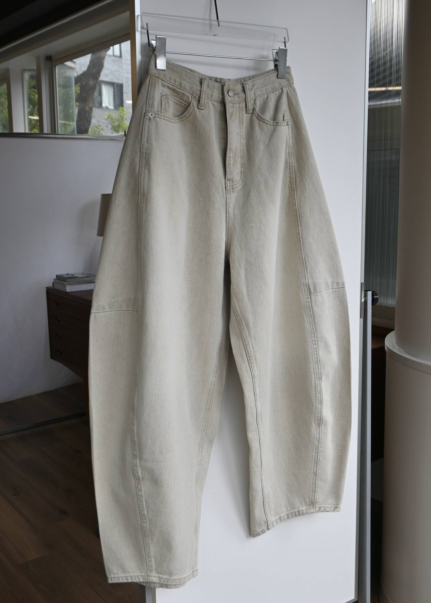 twill washed curve silhouette PT