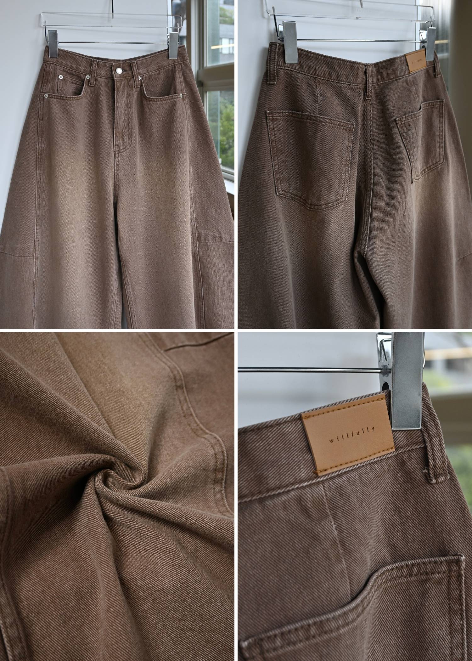 twill washed curve silhouette PT