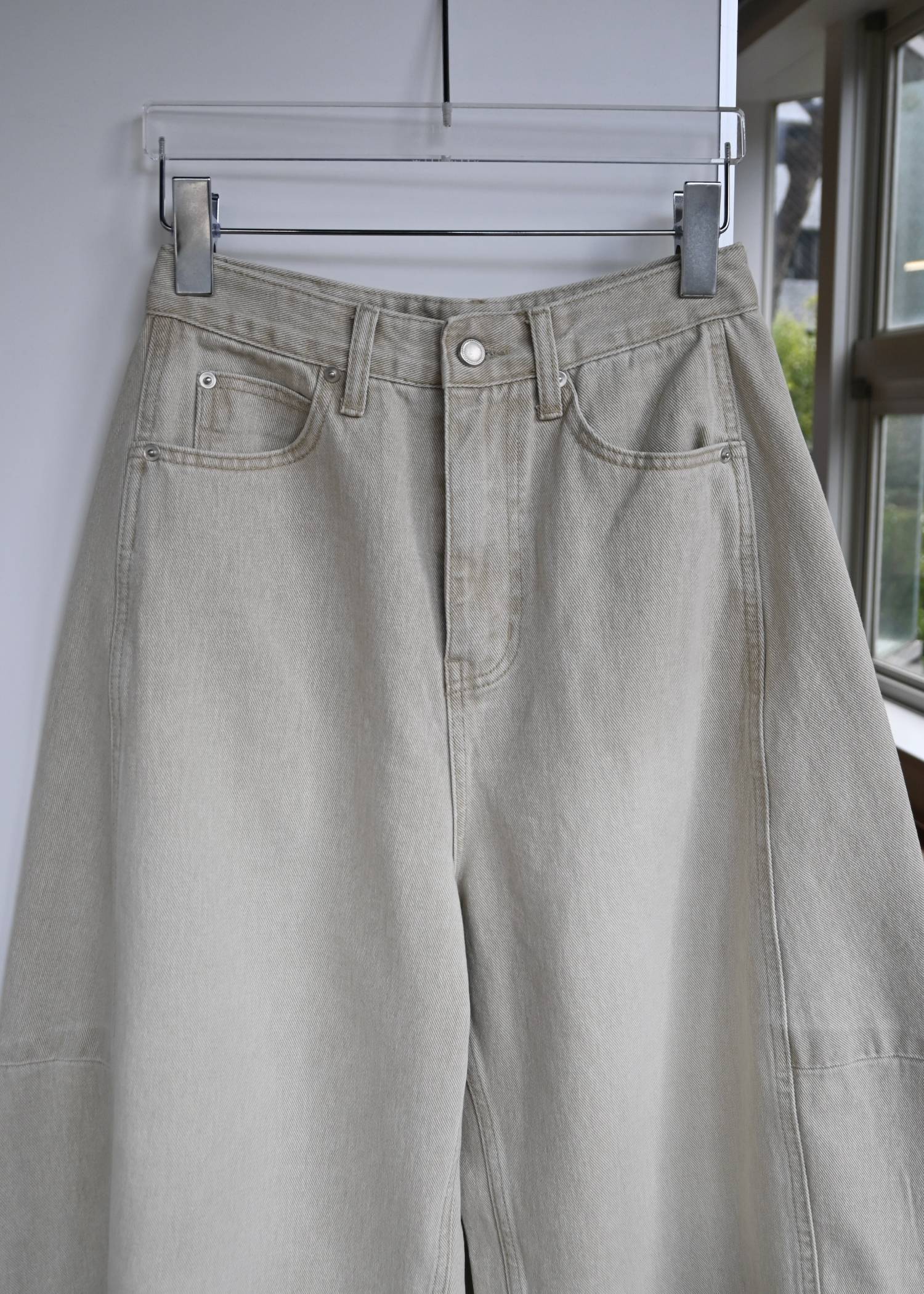 twill washed curve silhouette PT